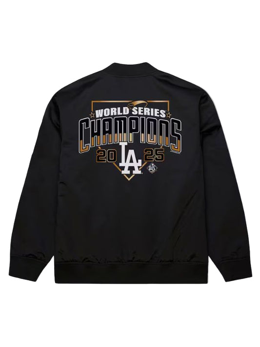 Outerwear Trends Los Angeles Dodgers 2025 World Series Champions Satin Jacket