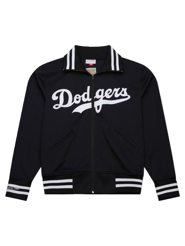 Outerwear Trends Los Angeles Dodgers Batting Practice Black Jacket