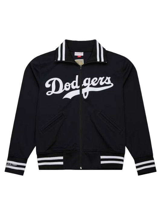 Outerwear Trends Los Angeles Dodgers Batting Practice Black Jacket