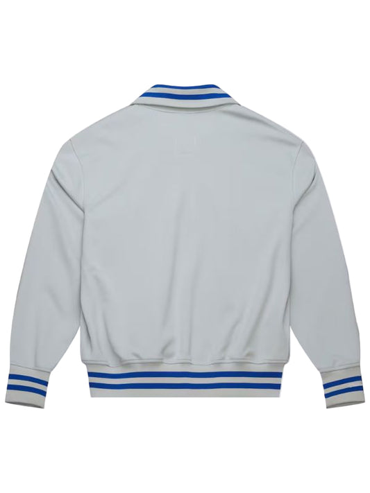 Outerwear Trends Los Angeles Dodgers Batting Practice Grey Jacket
