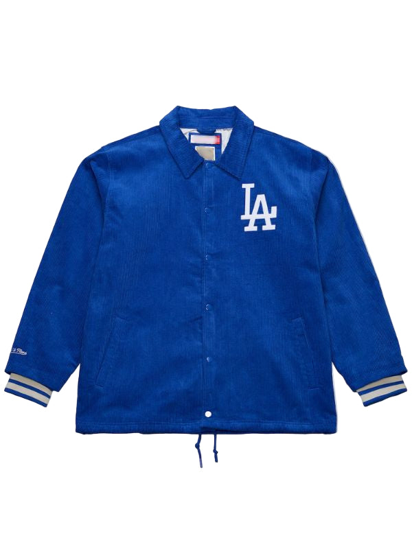 Outerwear Trends Los Angeles Dodgers Royal Off the Bus Blue Corduroy Jacket