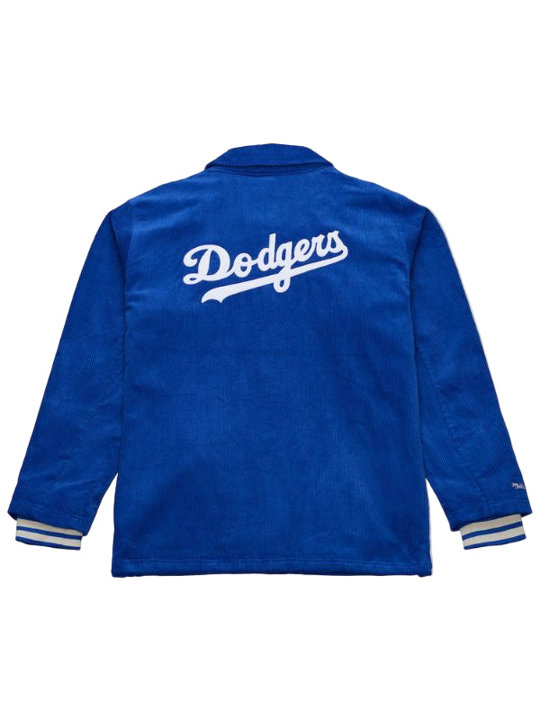 Outerwear Trends Los Angeles Dodgers Royal Off the Bus Blue Corduroy Jacket