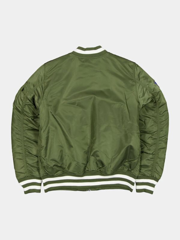 Outerwear Trends Los Angeles Dodgers X Alpha X New Era Green Bomber Jacket
