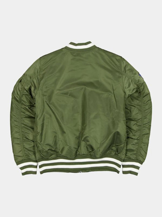 Outerwear Trends Los Angeles Dodgers X Alpha X New Era Green Bomber Jacket