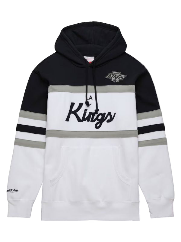 Outerwear Trends Los Angeles Kings White Head Coach Hoodie