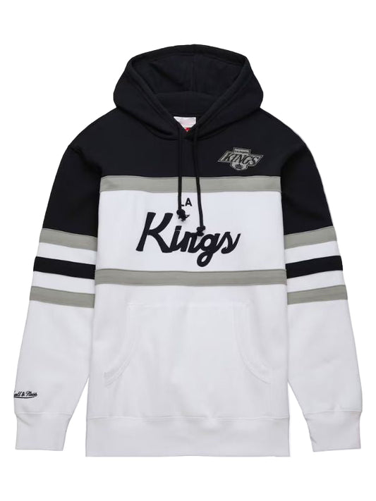 Outerwear Trends Los Angeles Kings White Head Coach Hoodie