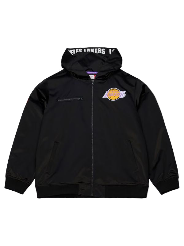 Outerwear Trends Los Angeles Lakers Walk the Tunnel Hooded Bomber Jacket