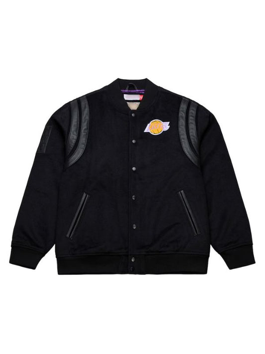 Outerwear Trends Los Angeles Lakers Walk the Tunnel Varsity Jacket