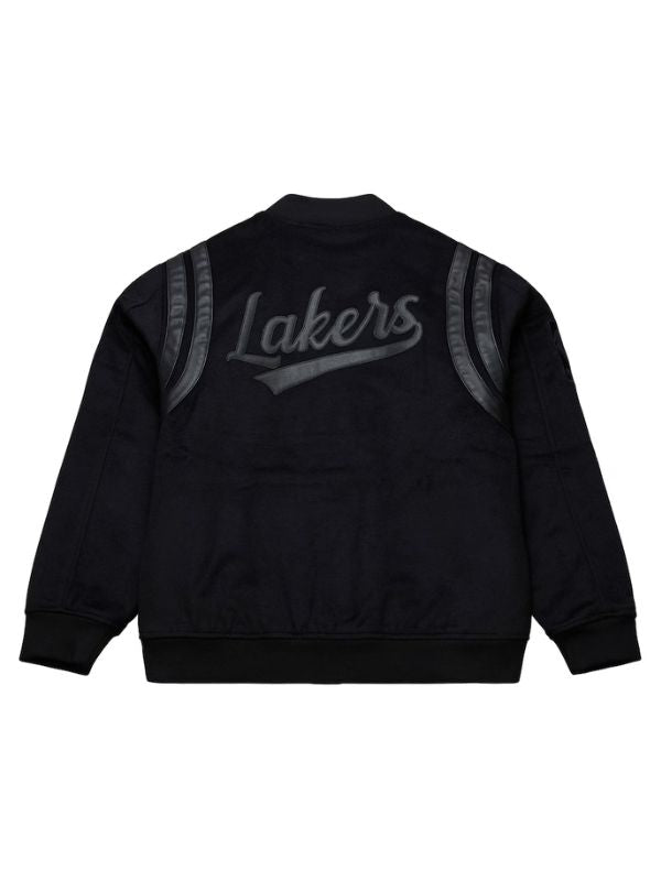 Outerwear Trends Los Angeles Lakers Walk the Tunnel Varsity Jacket
