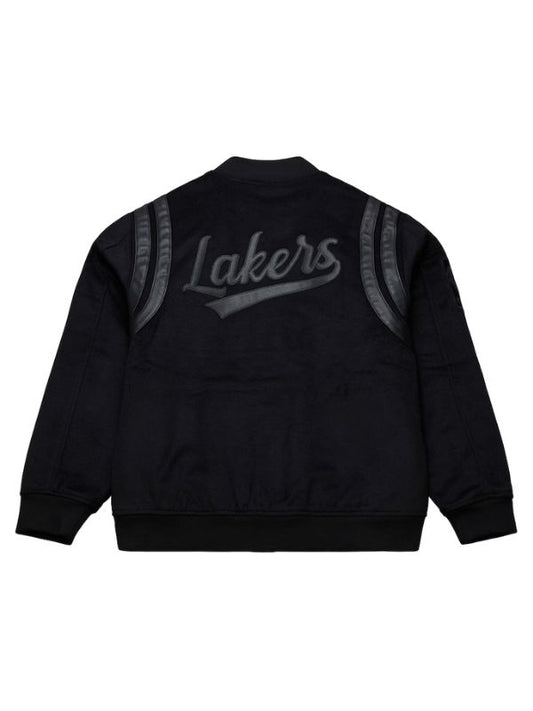 Outerwear Trends Los Angeles Lakers Walk the Tunnel Varsity Jacket