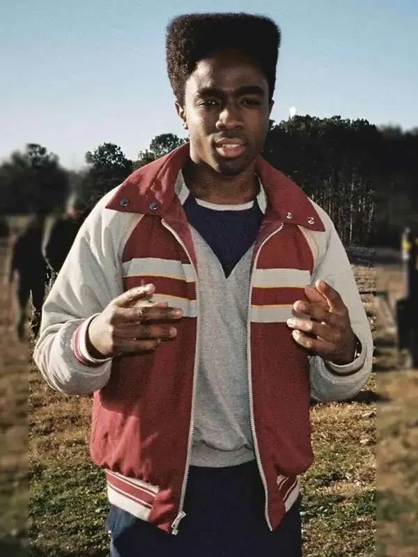 Outerwear Trends Lucas Sinclair Stranger Things S05 Bomber Jacket