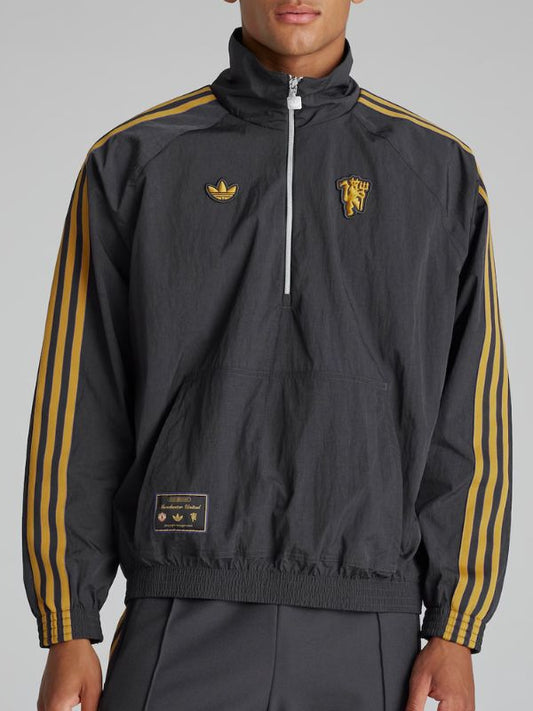 Outerwear Trends Manchester United Terrace Icons Half-Zip Jacket