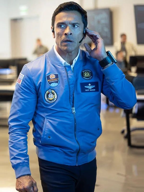 Outerwear Trends Mark Consuelos 9-1-1 S09 Bomber Jacket