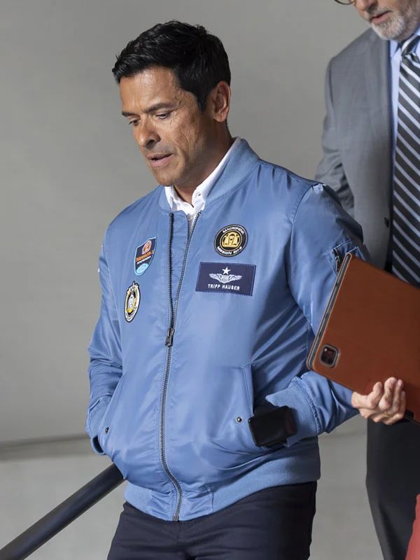 Outerwear Trends Mark Consuelos 9-1-1 S09 Bomber Jacket