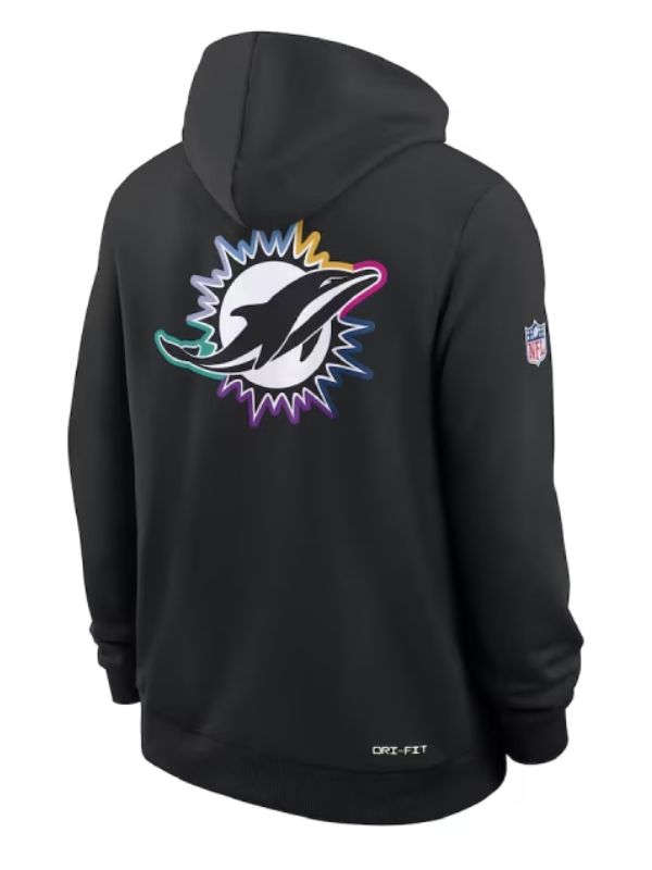 Outerwear Trends Miami Dolphins 2025 Crucial Catch Hoodie