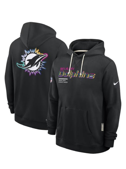 Outerwear Trends Miami Dolphins 2025 Crucial Catch Hoodie