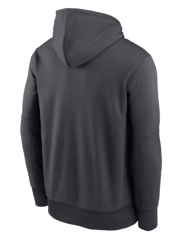 Outerwear Trends Miami Dolphins Nike Anthracite Toss Sweep Performance Hoodie
