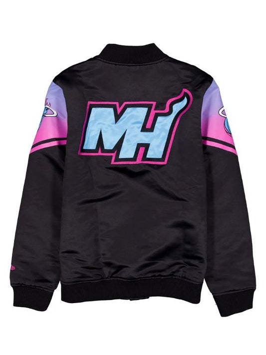 Outerwear Trends Miami Heat 2025 City Edition Black Jacket