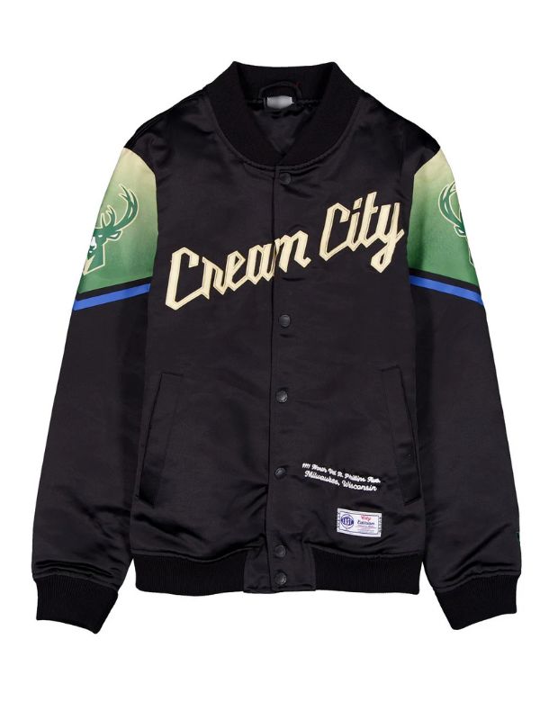 Outerwear Trends Milwaukee Bucks 2025 City Edition Black Jacket