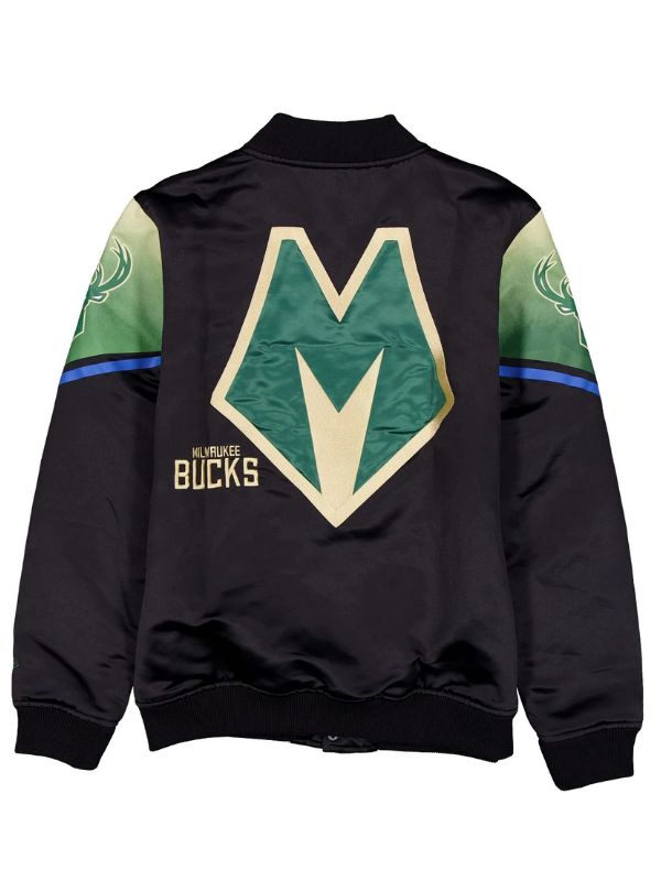 Outerwear Trends Milwaukee Bucks 2025 City Edition Black Jacket