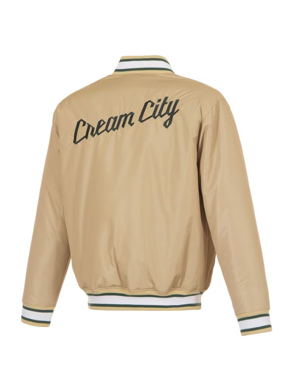 Outerwear Trends Milwaukee Bucks JH Design Reversible Jacket