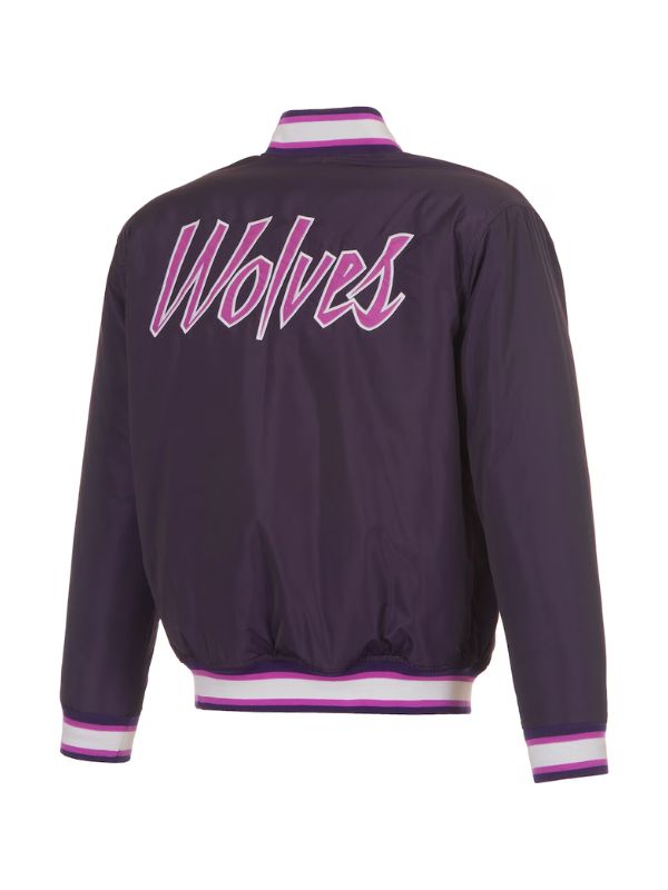 Outerwear Trends Minnesota Timberwolves JH Design Reversible Jacket