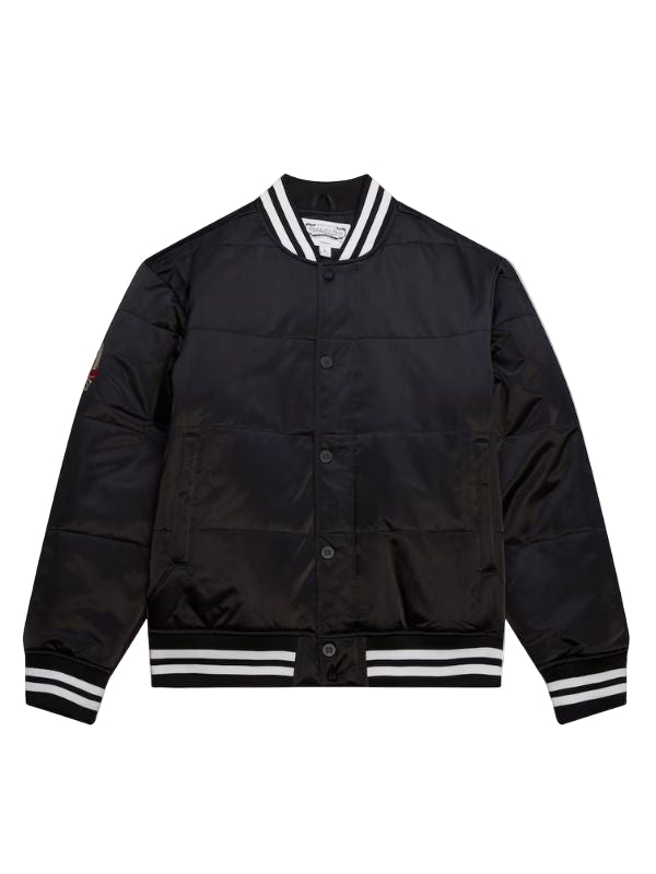Outerwear Trends Mitchell & Ness 120th Anniversary Black Puffer Jacket