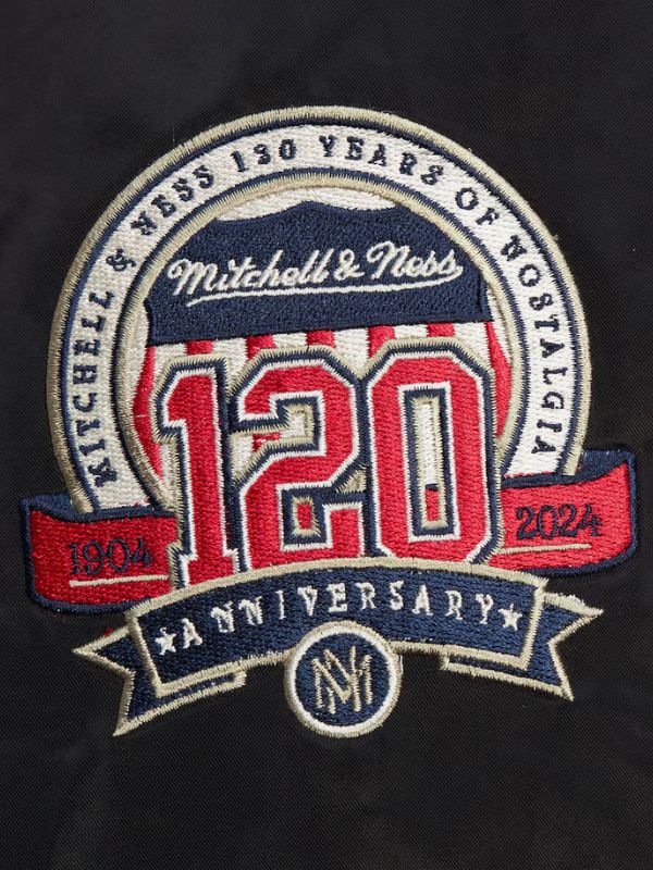 Outerwear Trends Mitchell & Ness 120th Anniversary Black Puffer Jacket