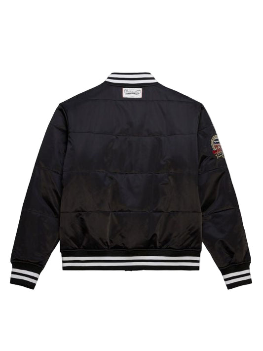 Outerwear Trends Mitchell & Ness 120th Anniversary Black Puffer Jacket