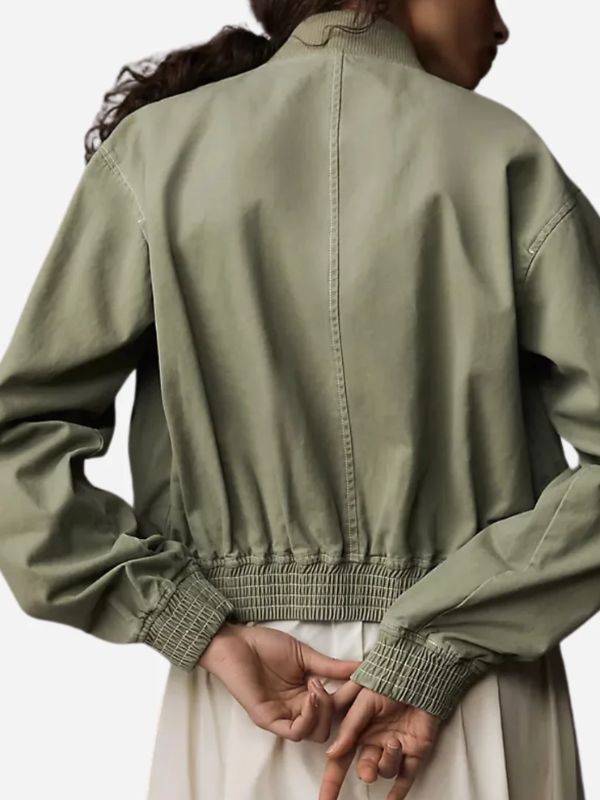 Outerwear Trends Motorheads S01 Alicia Whitaker Green Bomber Jacket