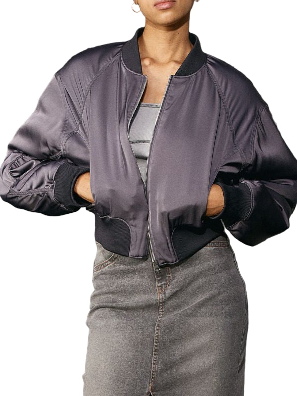 Outerwear Trends Motorheads S01 Caitlyn Torres Bomber Jacket