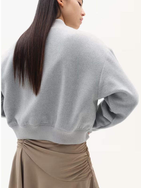 Outerwear Trends Motorheads S01 Mia Healey Grey Bomber Jacket