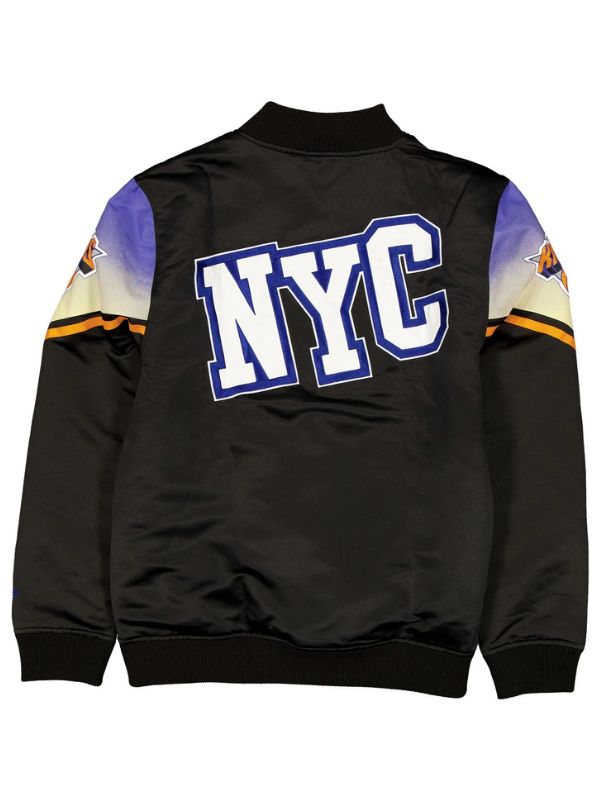 Outerwear Trends New York Knicks 2025 City Edition Black Jacket