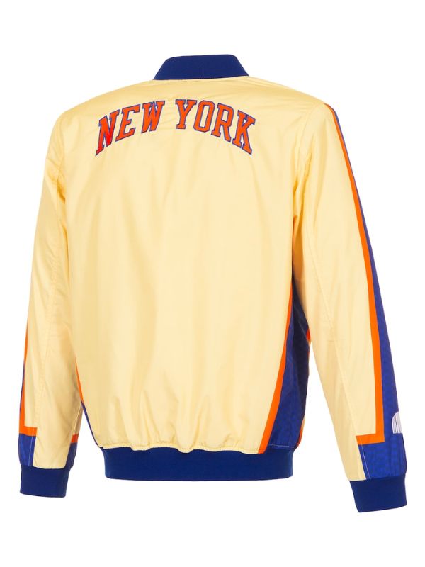 Outerwear Trends New York Knicks JH Design City Edition Bomber Jacket