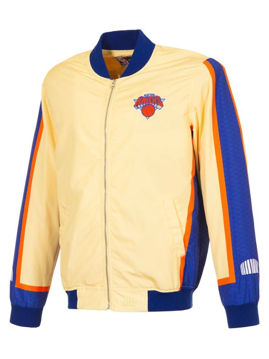 Outerwear Trends New York Knicks JH Design City Edition Bomber Jacket