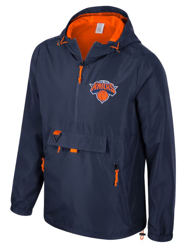 Outerwear Trends New York Knicks Stadium Essentials Blue 2025/26 Jacket