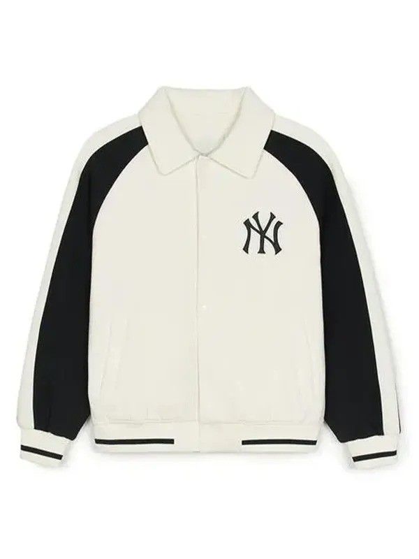 Outerwear Trends New York Yankees Blocking Varsity Jacket