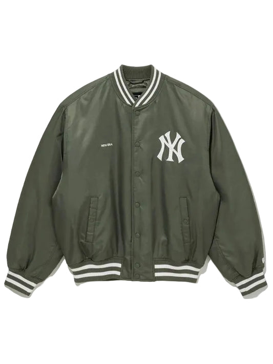 Outerwear Trends New York Yankees MLB Green Stadium Jacket
