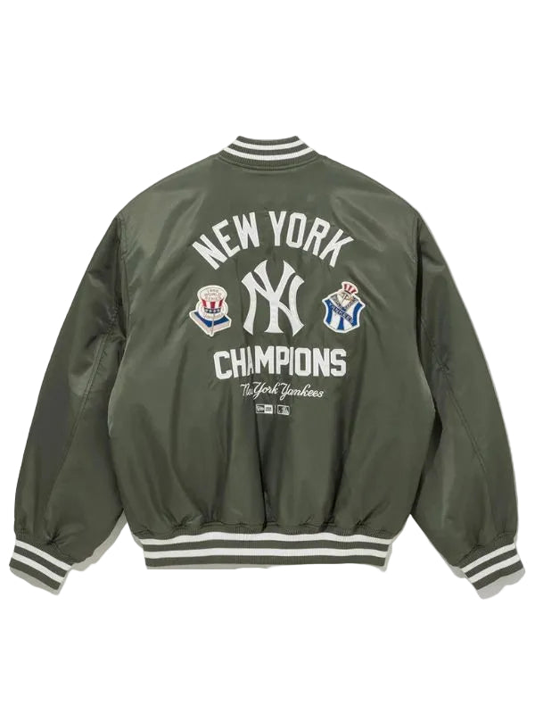Outerwear Trends New York Yankees MLB Green Stadium Jacket