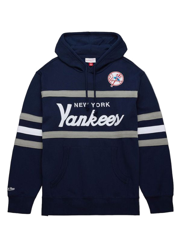 Outerwear Trends New York Yankees Navy Head Coach Hoodie