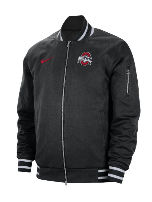 Outerwear Trends Nike Ohio State Buckeyes Bomber Jacket