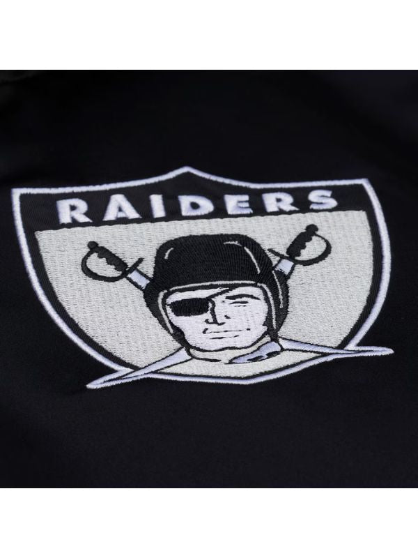 Outerwear Trends Oakland Raiders Walk the Tunnel Hooded Bomber Jacket