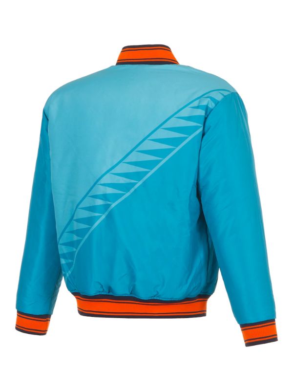 Outerwear Trends Oklahoma City Thunder JH Design Navy/Light Blue Reversible Jacket