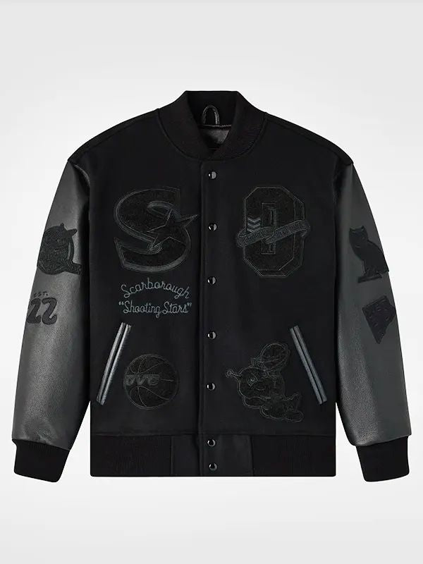 Outerwear Trends OVO Scarborough Shooting Stars Championship Varsity Jacket