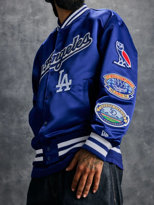 Outerwear Trends OVO X New Era X Mlb Dodgers Varsity Jacket
