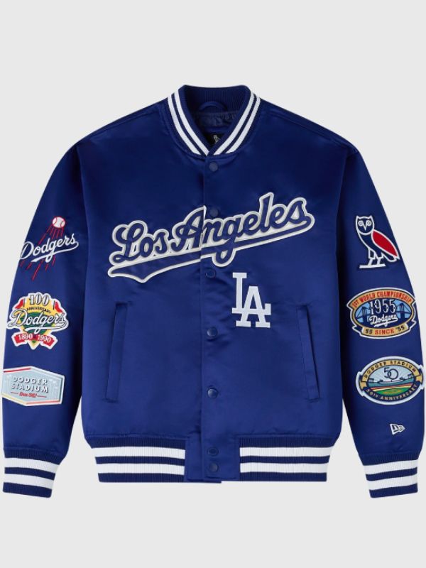 Outerwear Trends OVO X New Era X Mlb Dodgers Varsity Jacket