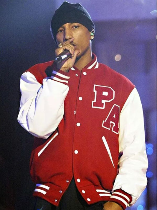 Outerwear Trends Pharrell Williams Princess Anne High School Letterman Jacket