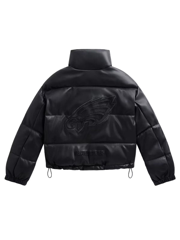 Outerwear Trends Philadelphia Eagles Off Season x NFL Leather Puffer Jacket