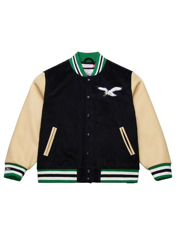 Outerwear Trends Philadelphia Eagles Team Traditions Varsity Jacket
