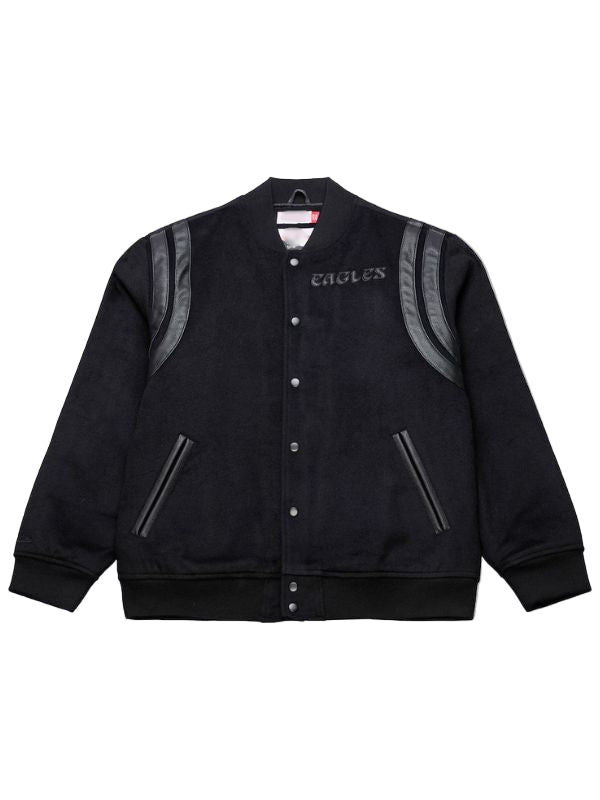 Outerwear Trends Philadelphia Eagles Walk the Tunnel Varsity Jacket